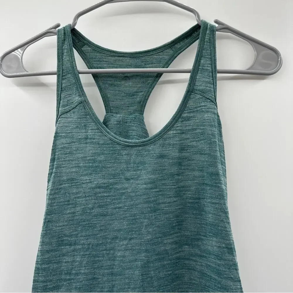 Lululemon Essential Tank in Heathered Deep Green Size‎ S